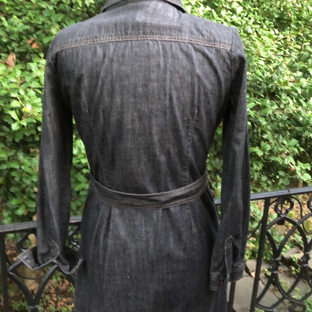 Boden Black Denim L/S shirt dress sz 6US/10UK and sz 8US/12UK - Picture 7 of 17